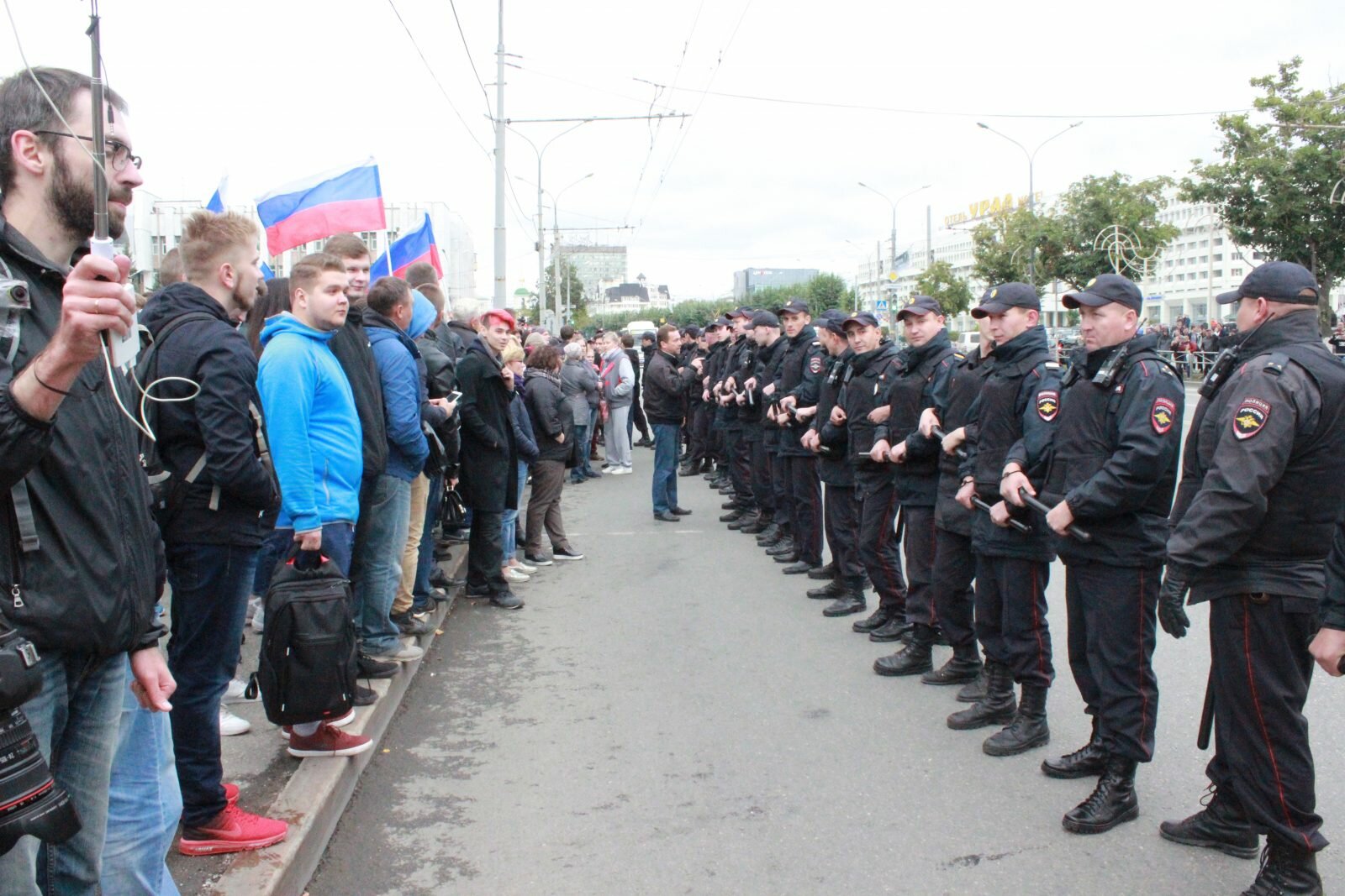 Протестные акции в перми