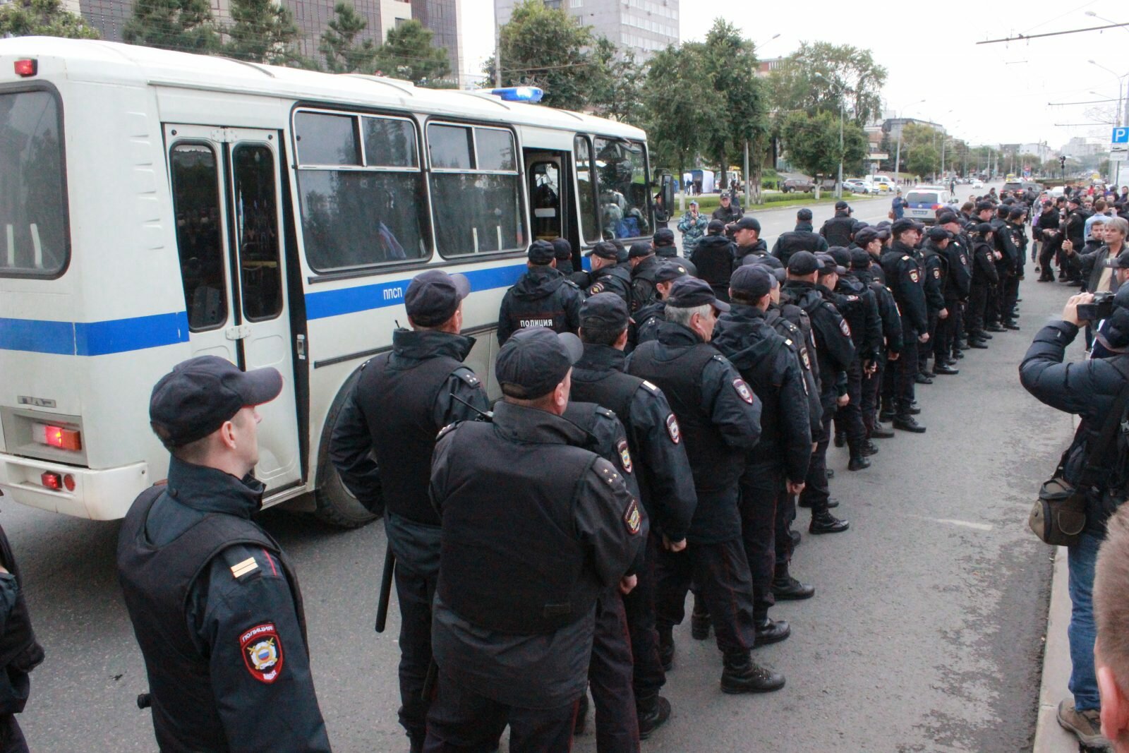 Протестные акции в перми